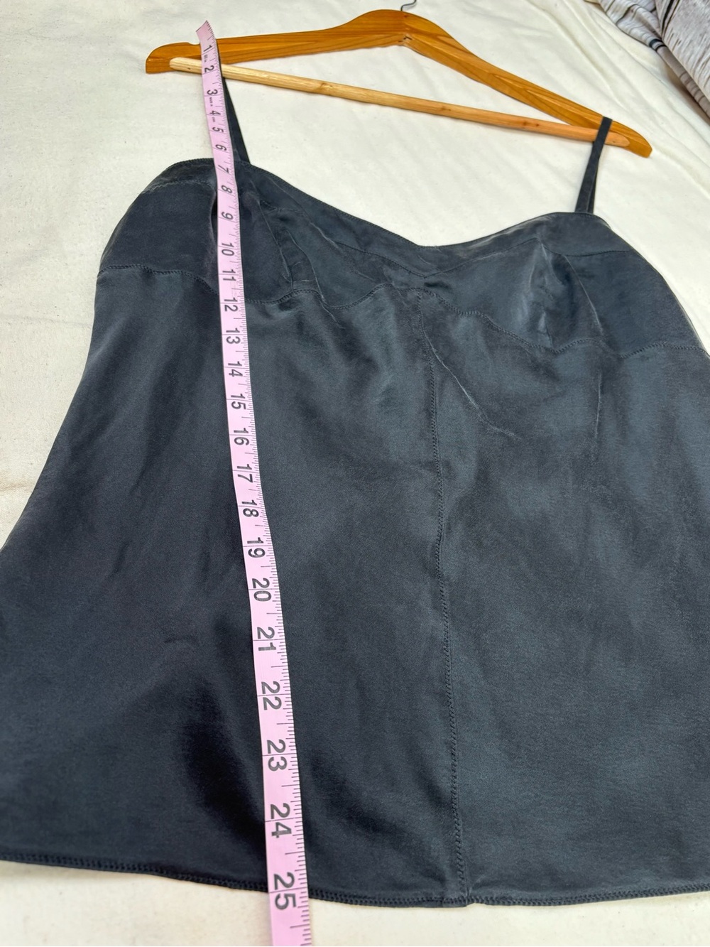 Express VINTAGE Y2K 2004 Black Silk Blend Cami Women’s Large Camisole Tank Top - Picture 8 of 15